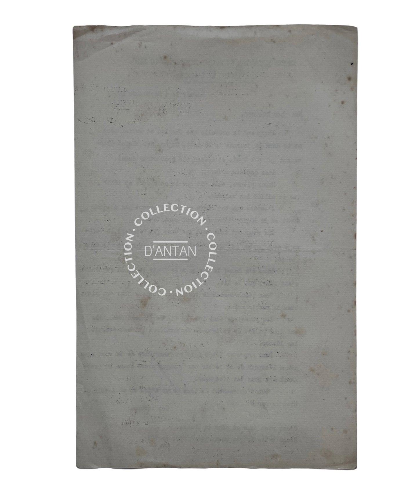 Lettre Reçue D’un Mécanicien Moyen 4 Septembre 1914 Ww1 1GM