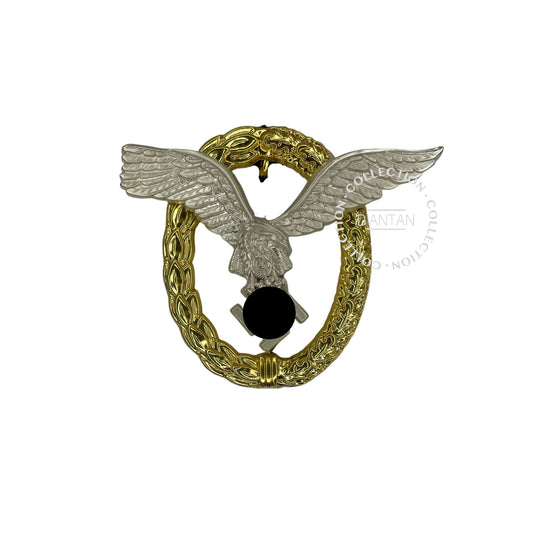 Insigne de pilote - observateur
Flugzeugführer - und Beobachterabzeichen Allemand Reproduction