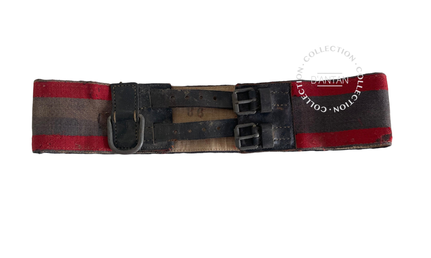 Ceinture de Feu Sapeur Pompier Français Fin XIXème Début XXème