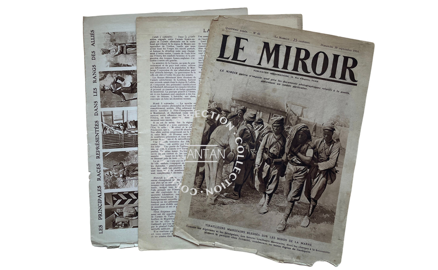 Revue Le Miroir N.43 20 Septembre 1914 Originale