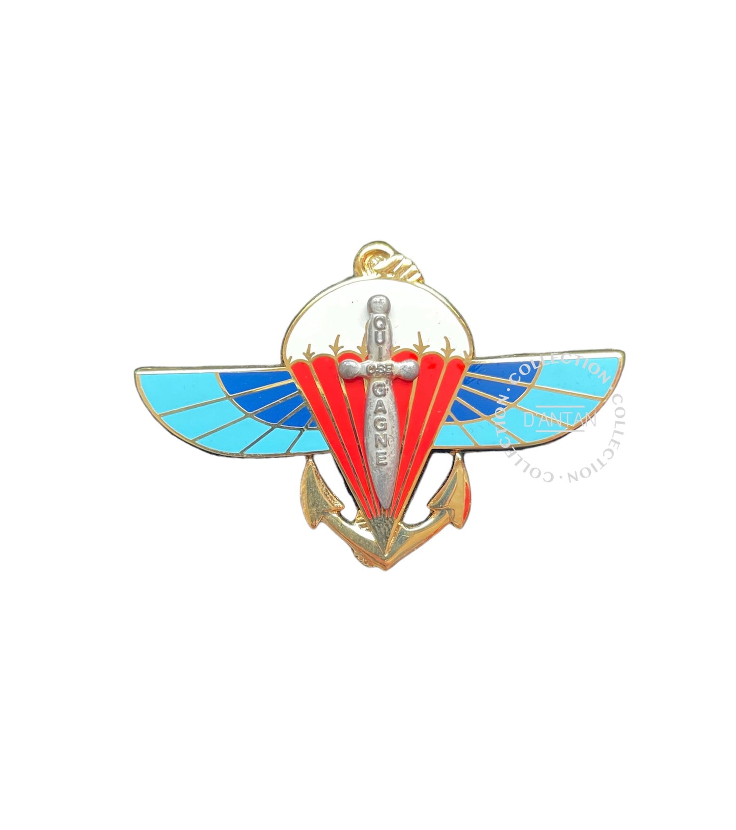 Insigne/Badge/Pucelle Militaire Français 2 ème RPIMA Régiment Parachutiste d’Infanterie de Marine Arthus Bertrand Édition Atlas.