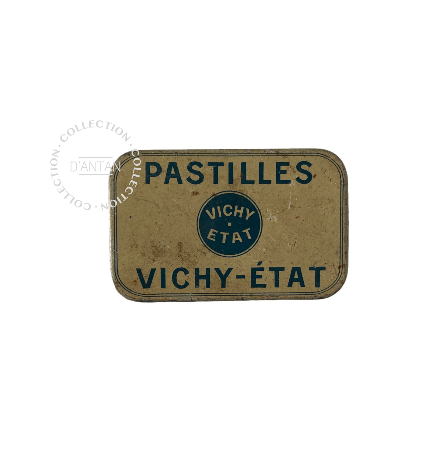 Alte Vintage Blechdose Pastillen Vichy-Etat