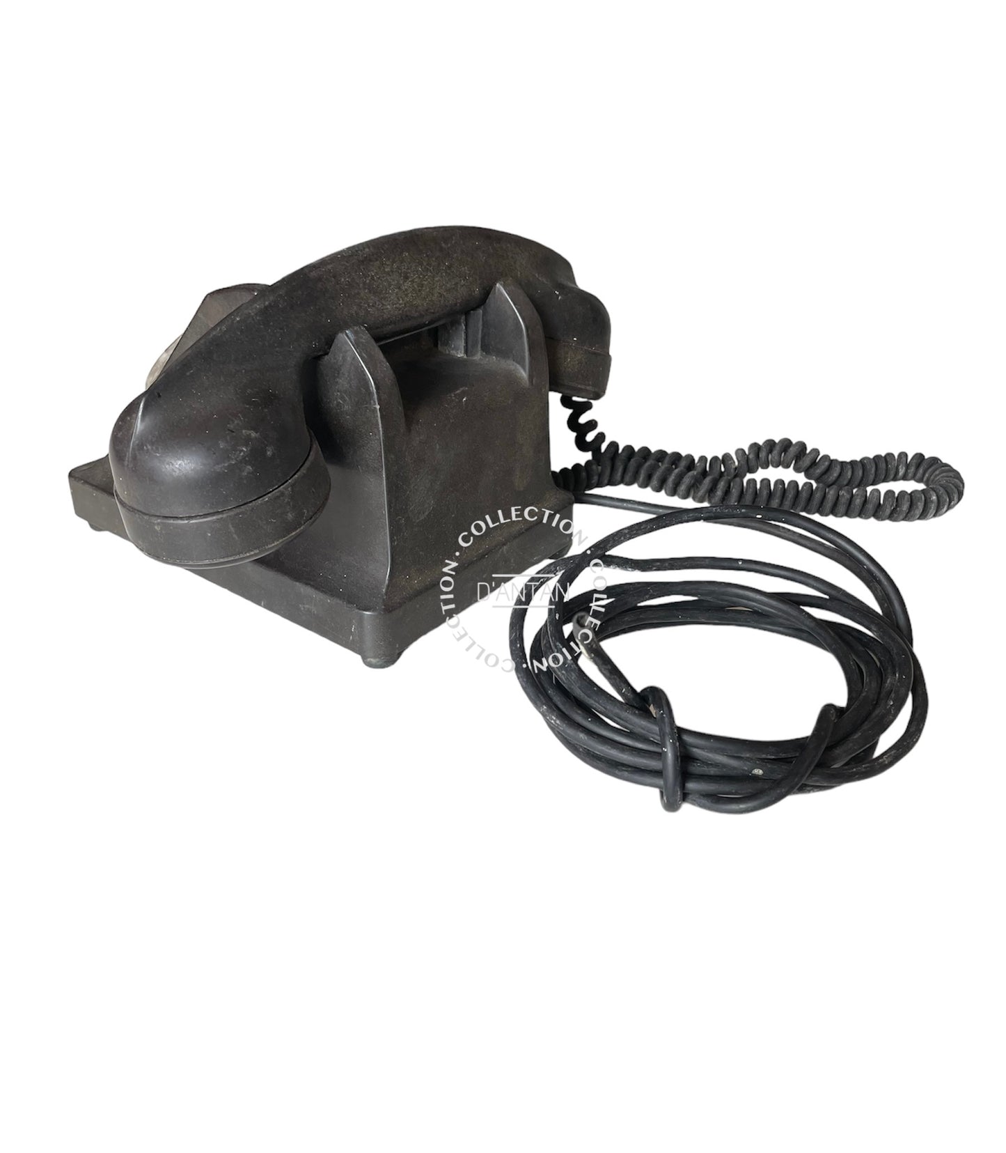 Téléphone Vintage Bakélite Noir Ericsson 4211A Année 50