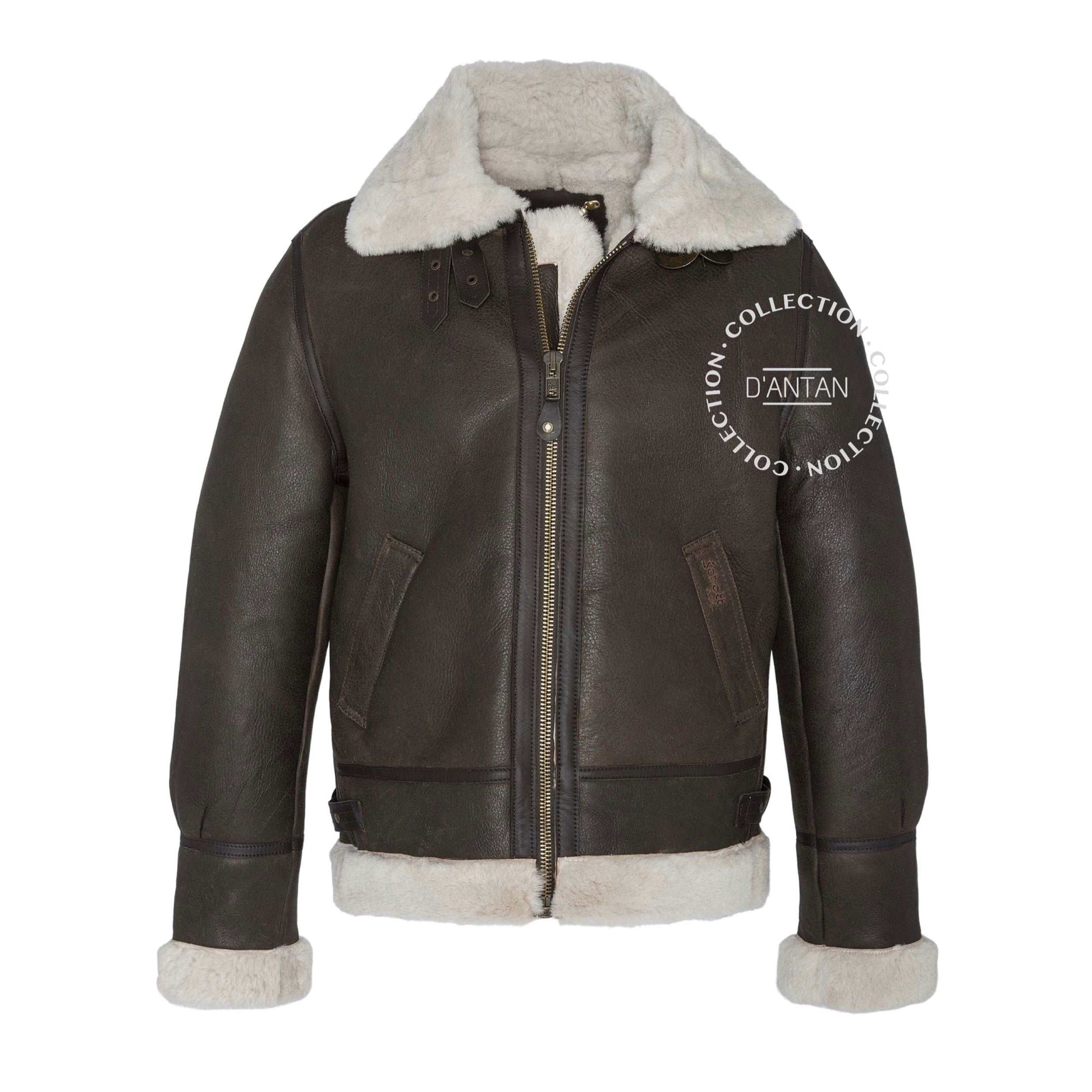 Blouson B-3 US pour Pilote Bombardier en Cuir Reproduction