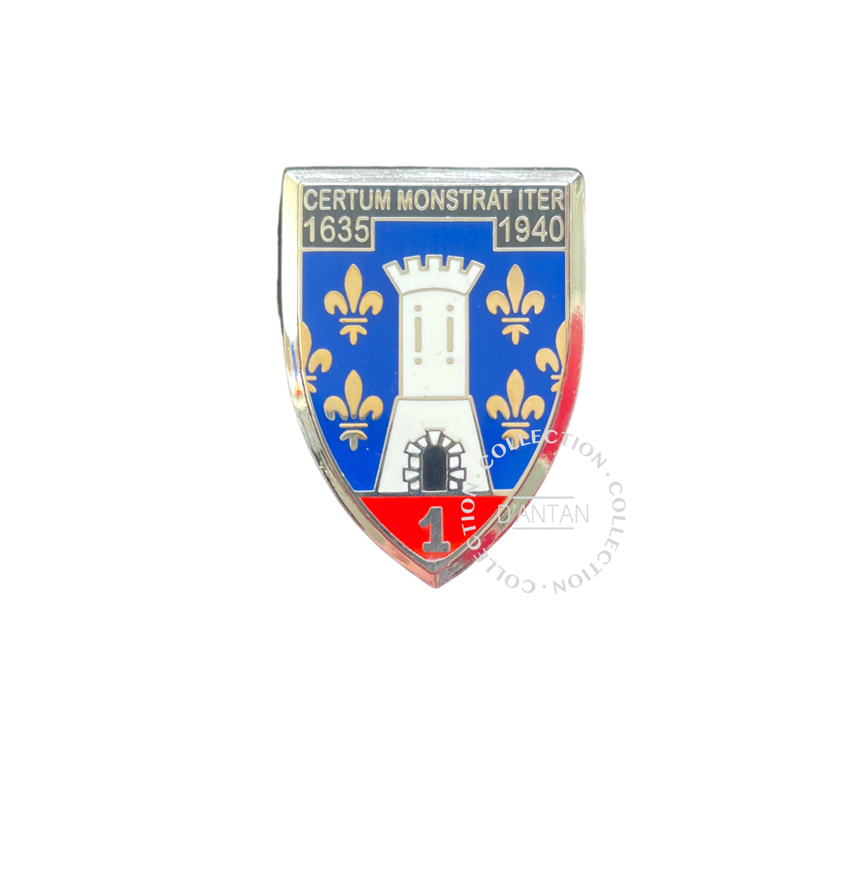 Badge émaillé – Union Internationale Sport Marseille 1961 PTT Football (collection)