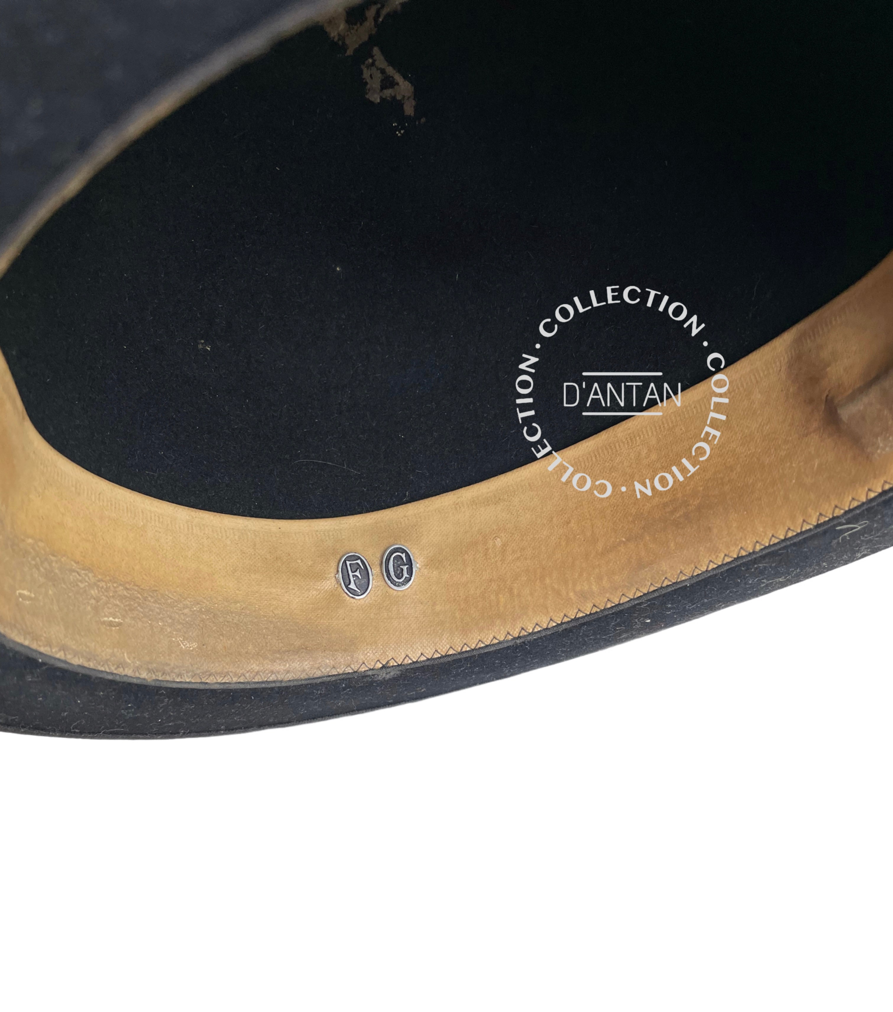 Chapeau Melon (Bowler) Vintage Hepworths - Taille 7, Noir, Occasion