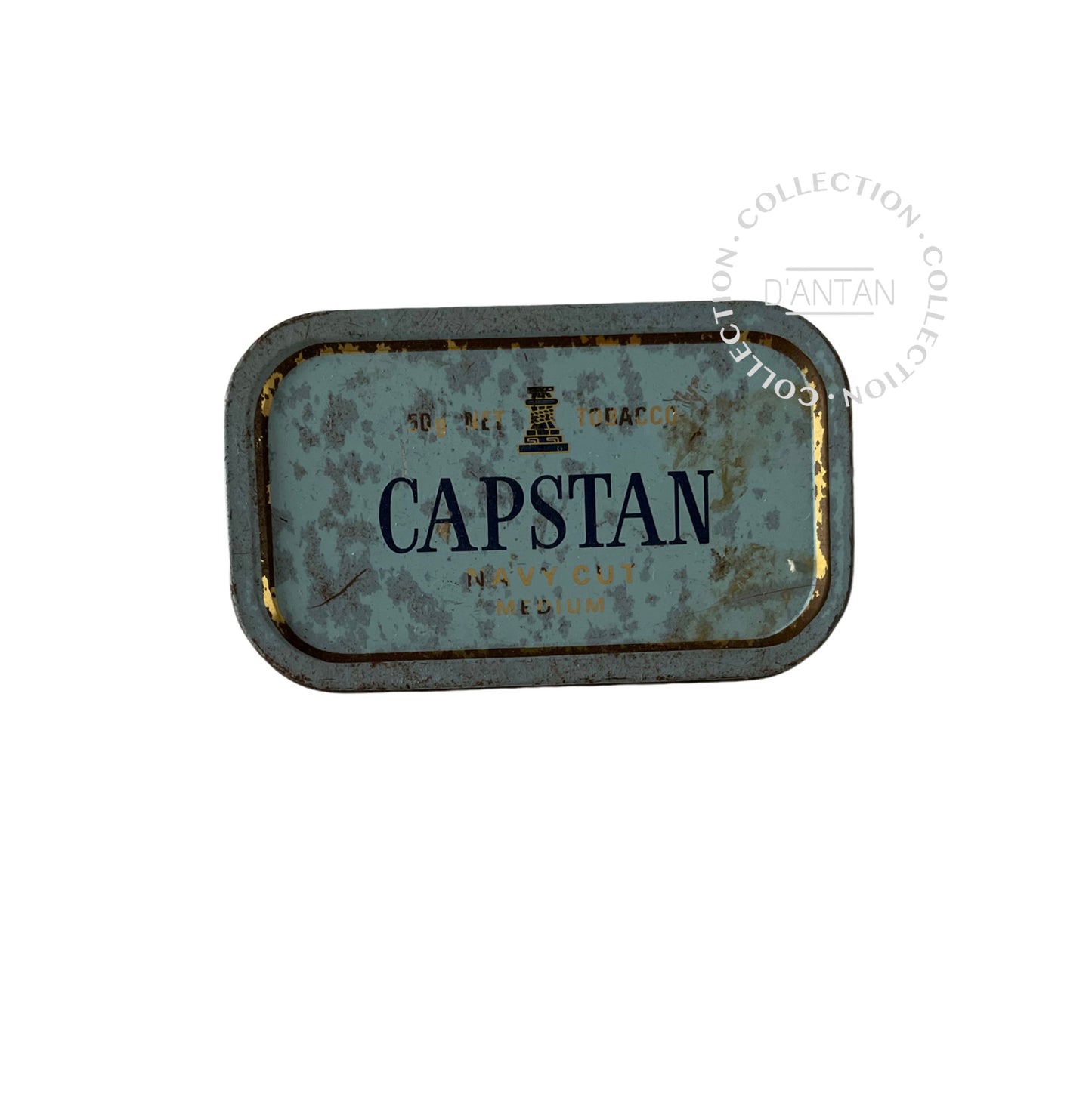 Old Vintage Tin Box Capstan