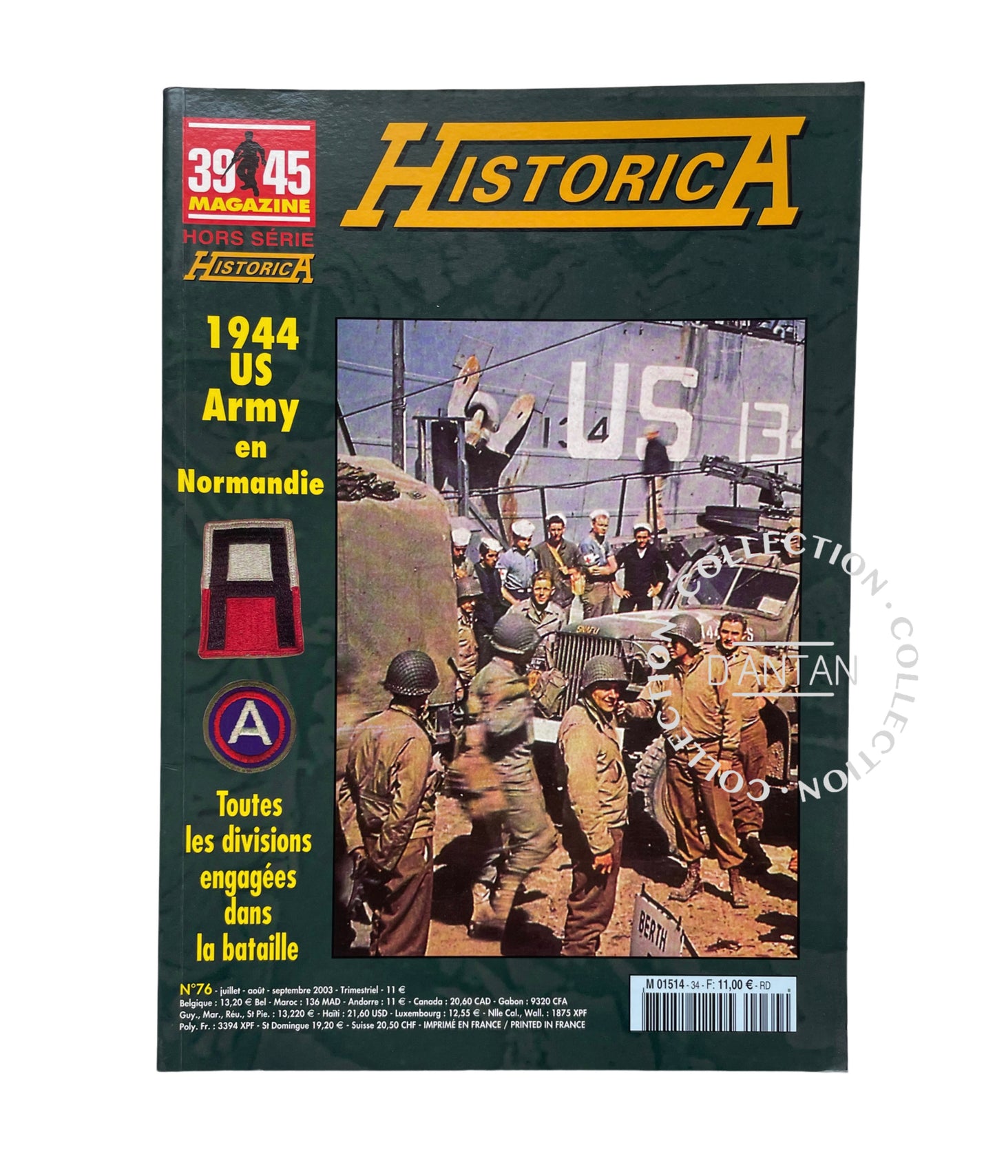 Livre Magazine 39-45 Historica HS N.76 1944 US Army en Normandie Édition Heimdal Occasion