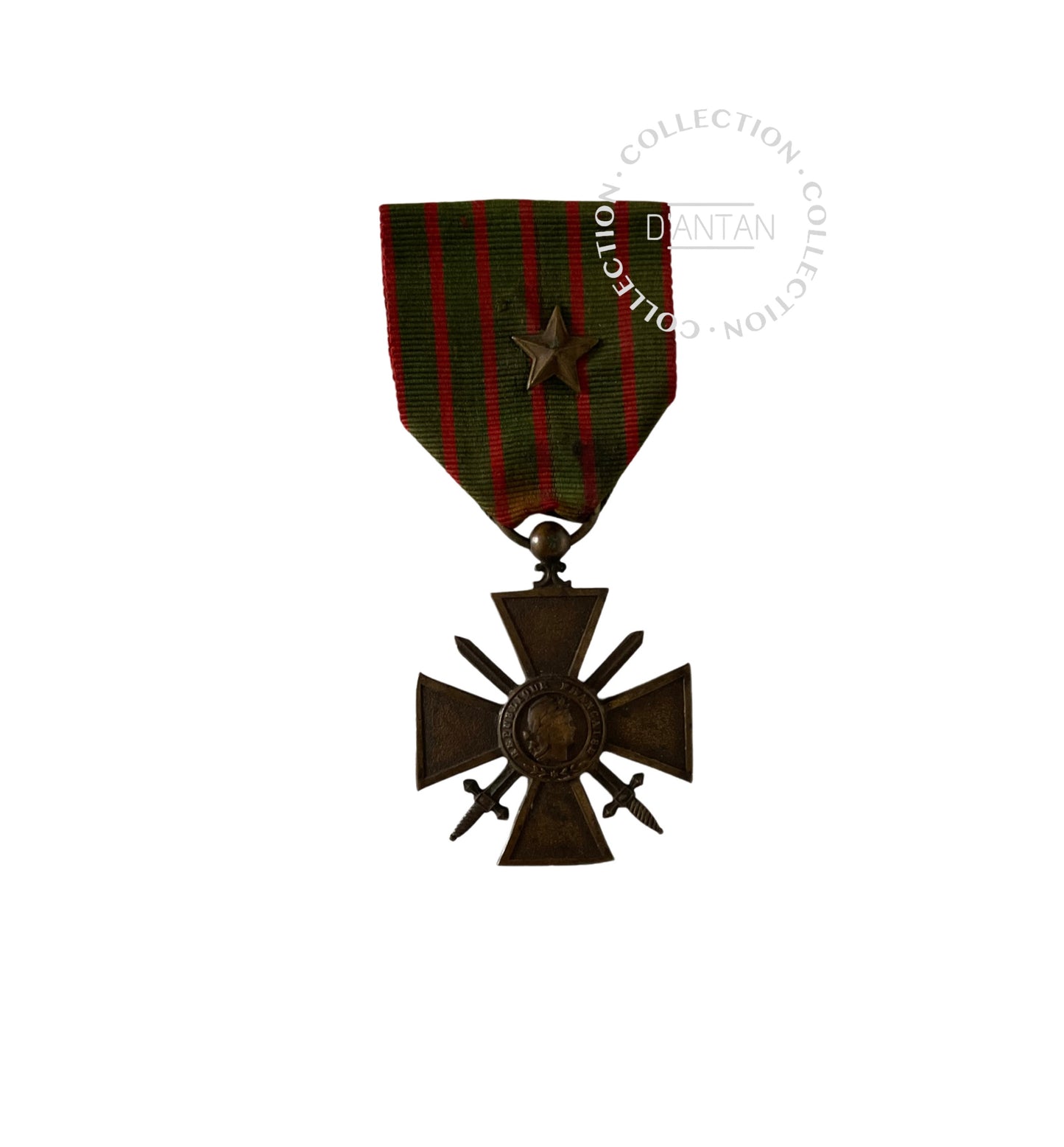 Croix de Guerre Medal 14-18 1 Original Star Citation