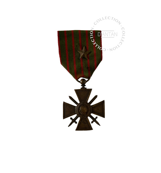 Croix de Guerre Medal 14-18 1 Original Star Citation