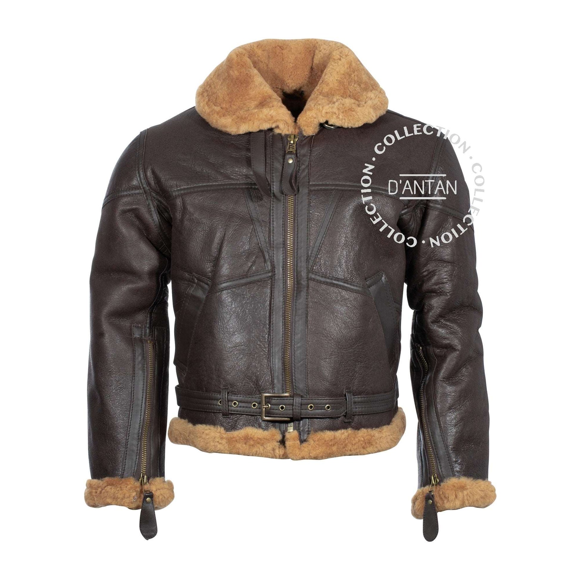 Blouson RAF pour Pilote et Personnel Volant en Cuir Reproduction