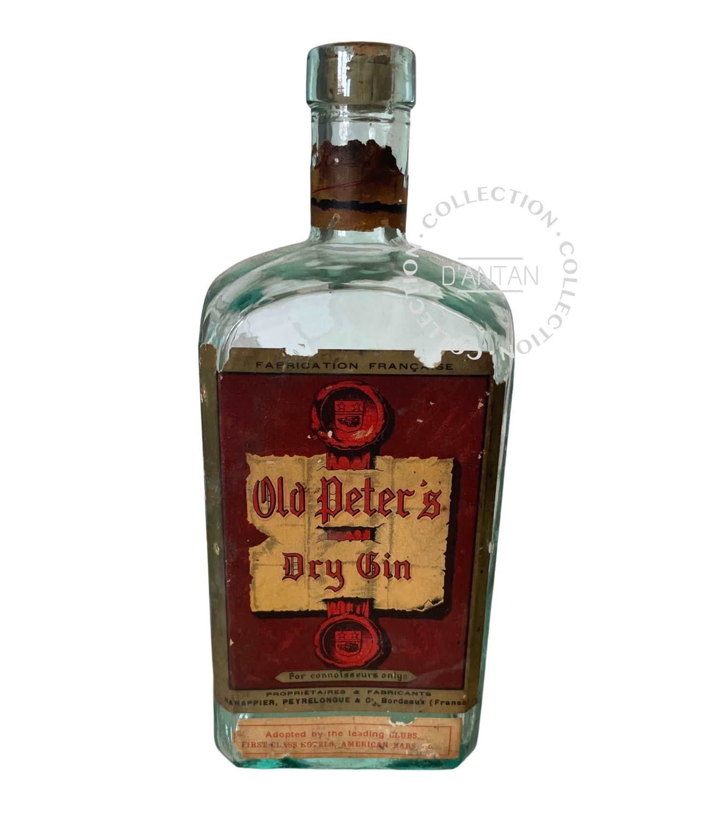 Ancienne Bouteille de Gin Old Peter’s Vintage