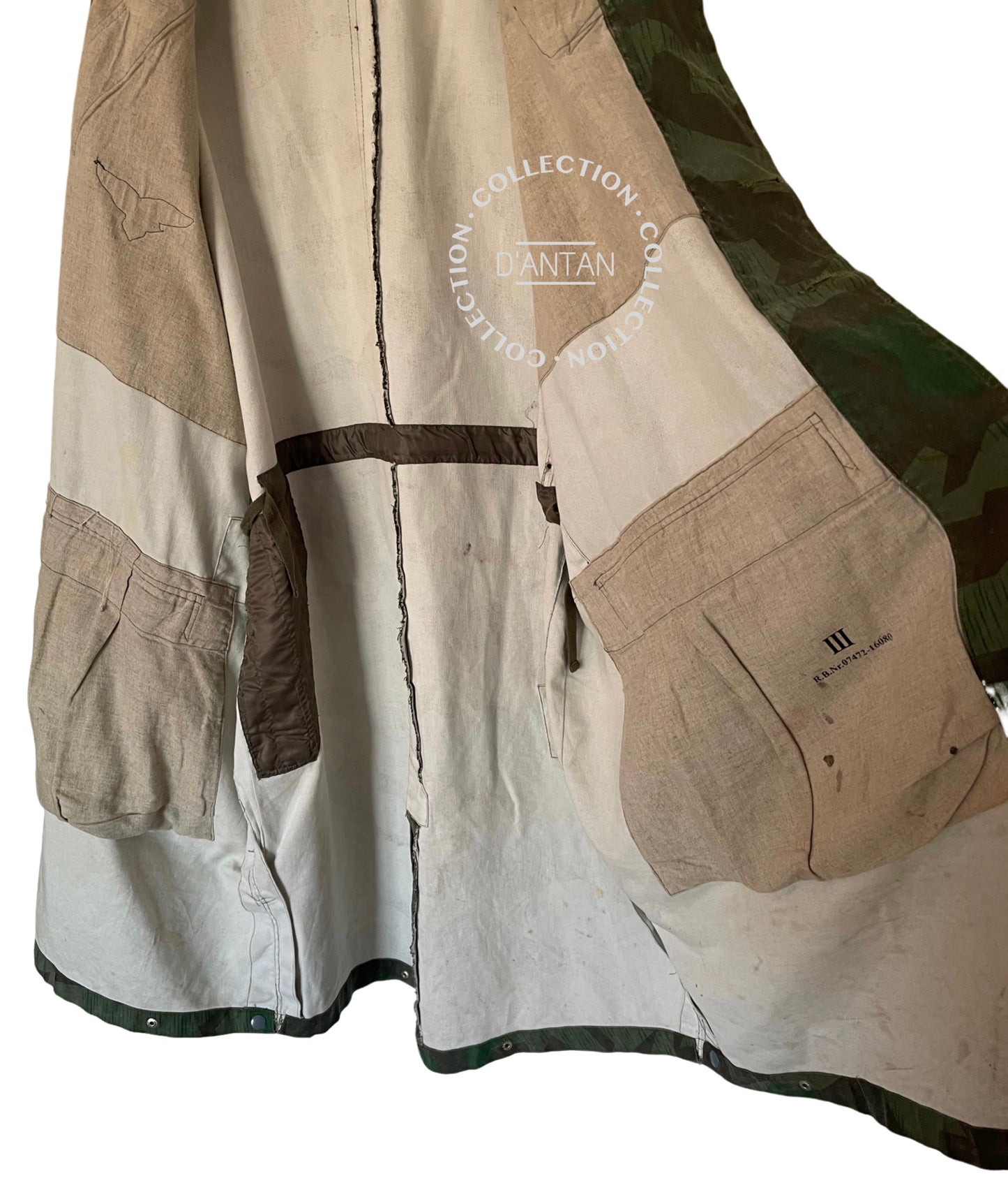 Blouse de Saut Knochensack Fallschirmjäger Parachutiste Allemand Splittertarn-B Reproduction Ancienne Occasion