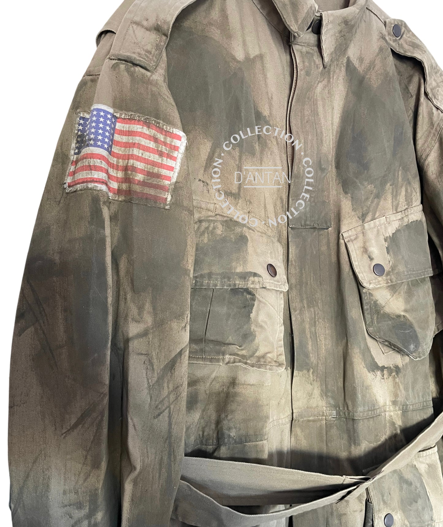 Uniforme M-1942 Renforcée Reproduction Peinte Camouflage Type Pathfinder 82nd Airborne US Army WW2