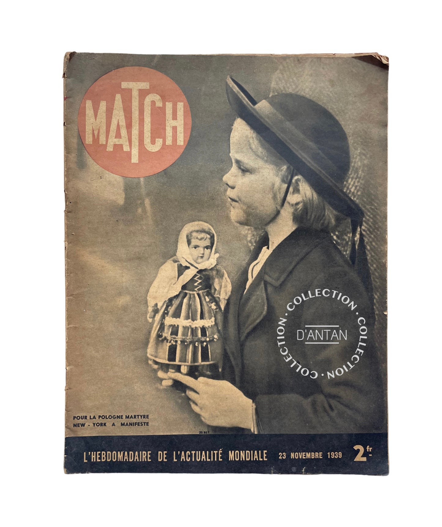 Revue Match 23 Novembre 1939 Originale