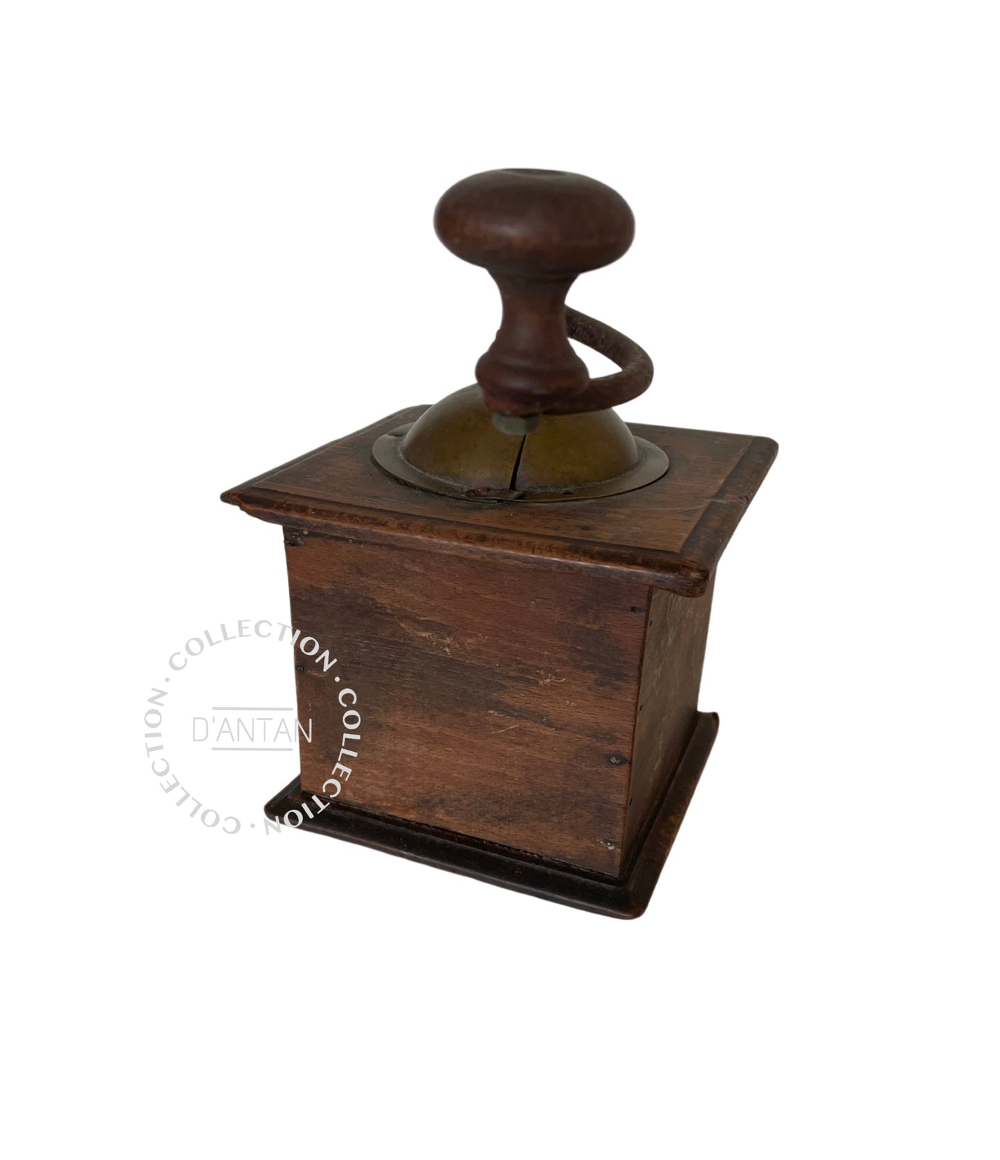 Old Peugeot Coffee Grinder in Vintage Wood