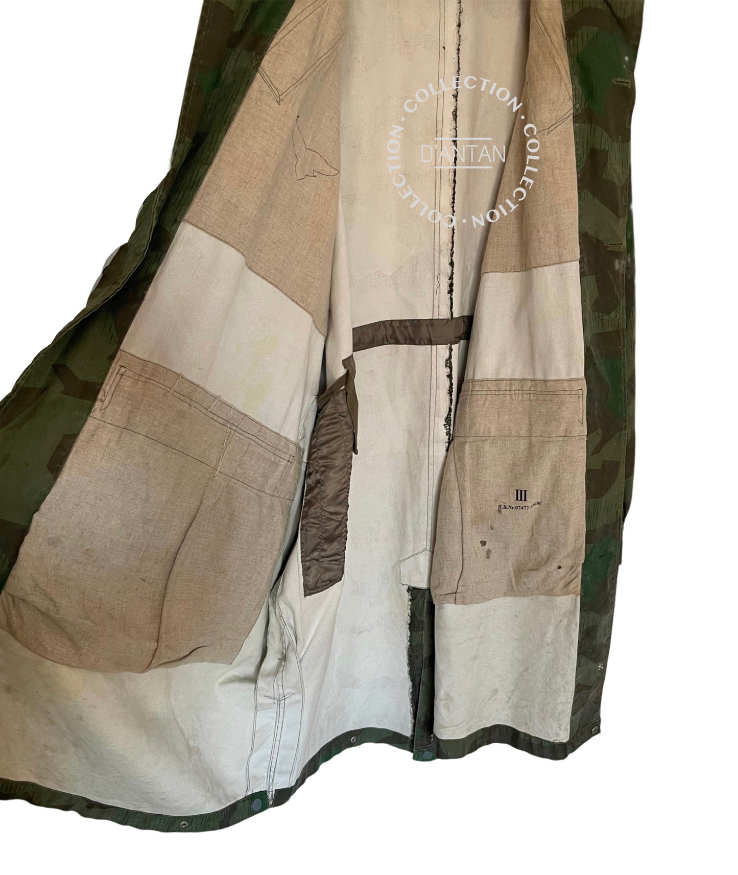 Blouse de Saut Knochensack Fallschirmjäger Parachutiste Allemand Splittertarn-B Reproduction Ancienne Occasion