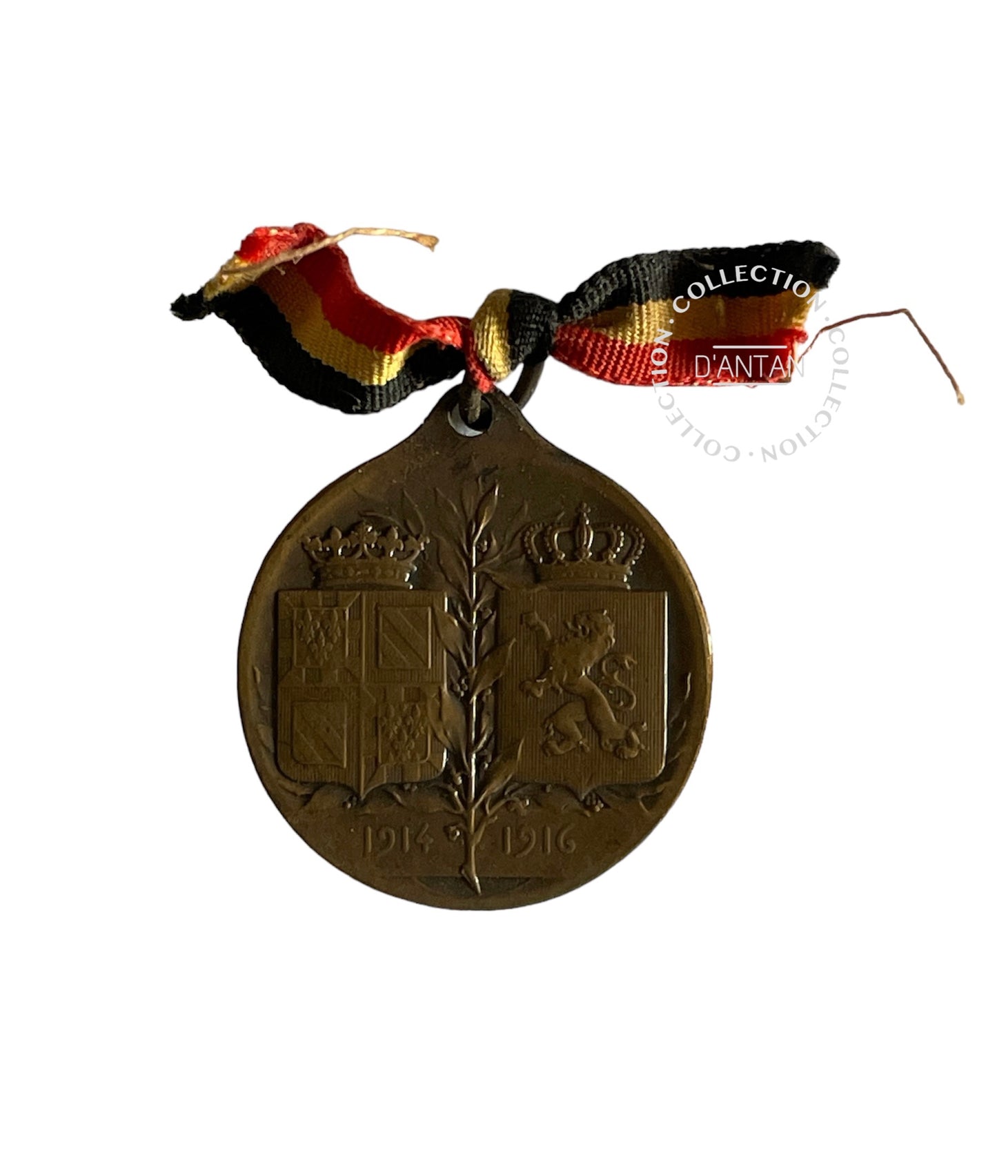 Médaille 1914-1916 La Côte d'Or à la Belgique MG001