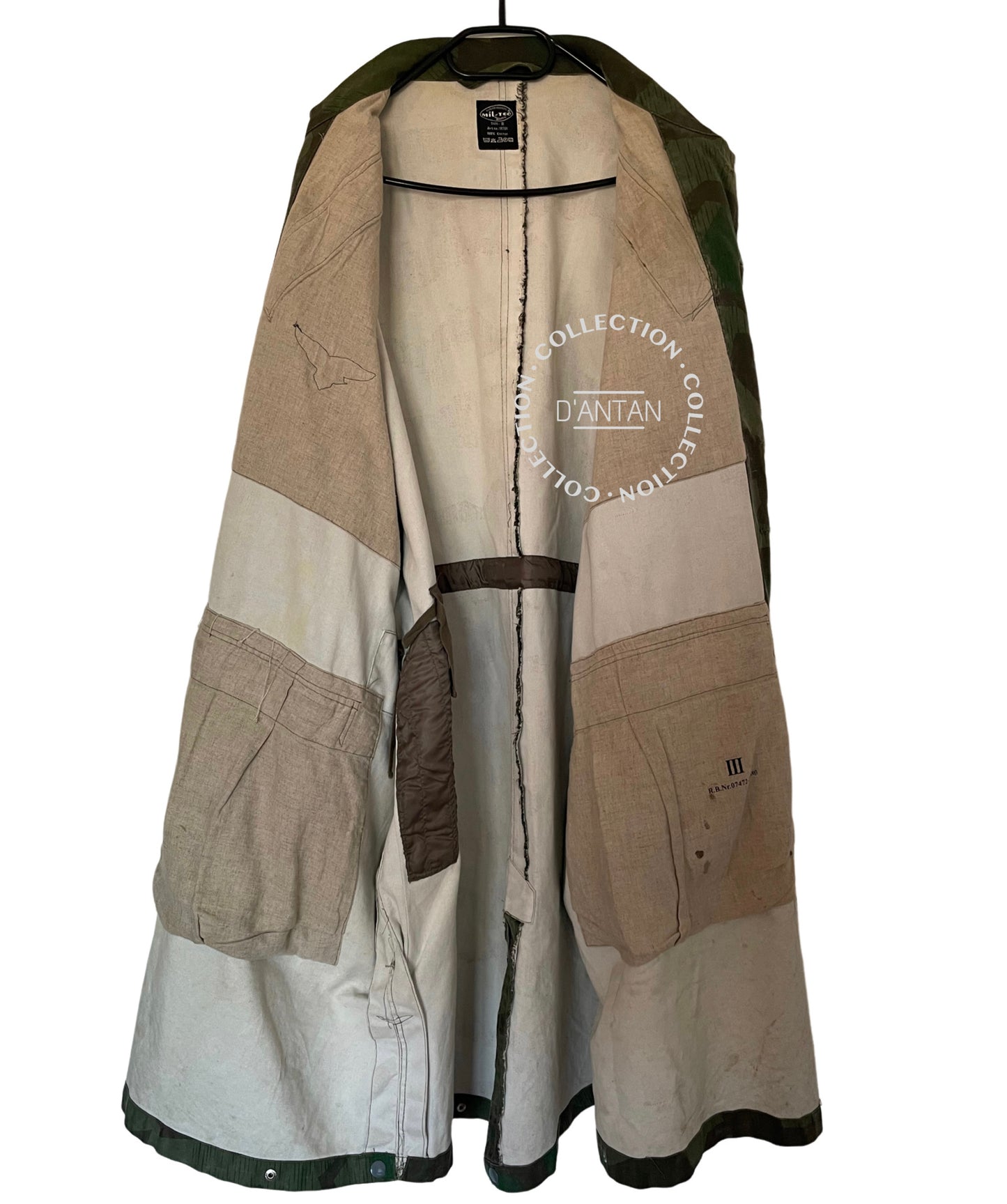 Blouse de Saut Knochensack Fallschirmjäger Parachutiste Allemand Splittertarn-B Reproduction Ancienne Occasion