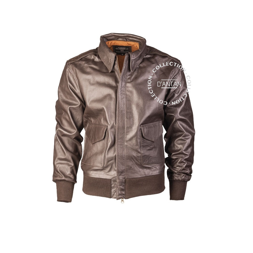 A-2 US Jacket for Pilot and Flight Crew in Reproduction Leather