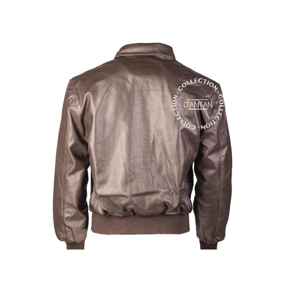 A-2 US Jacket for Pilot and Flight Crew in Reproduction Leather