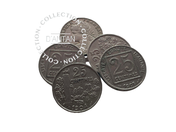 Coin 25 Centimes 1903-1905